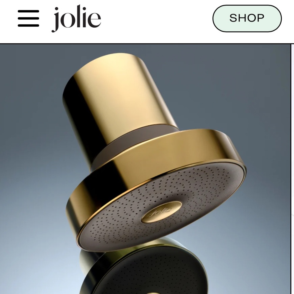 JOLIE Filtered Shower Head - Brushed Gold
